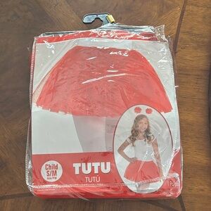 Red Child's Tutu size small  medium NWT